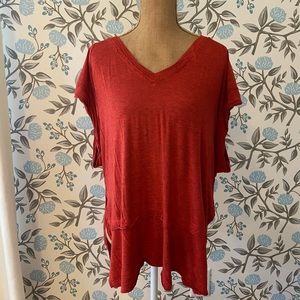 Free People V Neck Tee Shirt